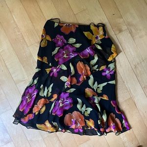 Floral Ruffle Skirt